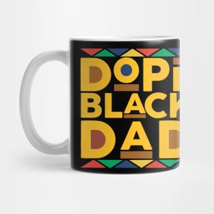 Black History Month Family Matching Melanin Dope Black Dad Mug